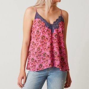 NEW! $65 Free People Printed Pretty Thing Cami Top